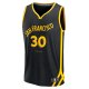 Men's Golden State Warriors Stephen Curry Fanatics Black Fast Break Jersey - City Edition