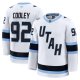 Men's Utah Mammoth #92 Logan Cooley White Away Premium Player Jersey