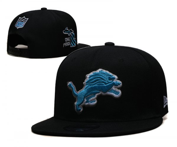 Detroit Lions Black Cap