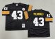 Men's Pittsburgh Steelers #43 Troy Polamalu Black Jersey