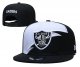 Las Vegas Raiders White and Black Cap