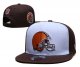 Cleveland Browns Brown and White Cap